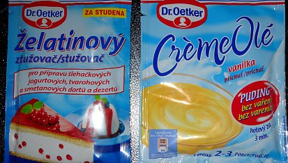 Kořeněné zimní řezy s tvarohovým krémem, Pudink Olé a Ztužovač