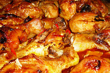 Kuřecí paličky na chilli a medu