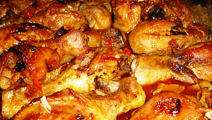 Kuřecí paličky na chilli a medu, Kuřecí paličky na chilli a medu