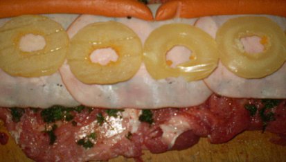 Lahůdková krůtí rolka, naplněno...