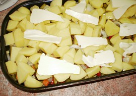 Lubošův vynález (poslední vrstva bramor a plátky másla)