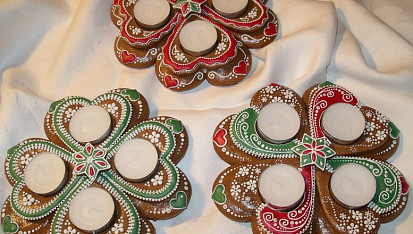 Medovníky (perníky, perníčky), Adventne  - skuska farieb - co poviete na tie syte farby?