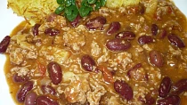 Mleté maso s fazolemi