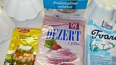 Nepečené tvarohové bábovičky s jahodami, Část potřebných ingrediencí