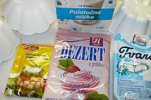 Část potřebných ingrediencí