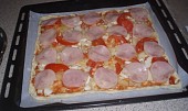 Pizza Miami (+ rajče a salám)