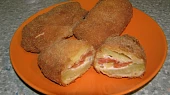 Plněné bramborové řízky