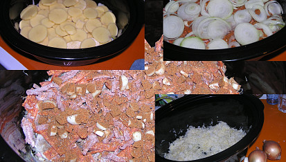 Povíkendový nářez, Vodochodský nářez podle Petra Novotného (před pečením)