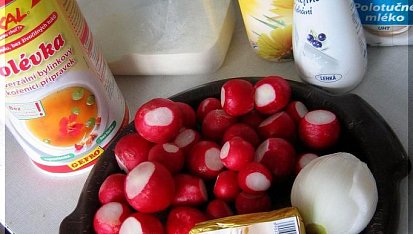 Ředkvičková krémová polévka