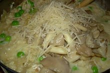 s hlívou a parmezánem
