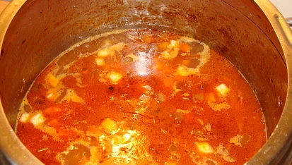 Srnčí směs (ragú)  na zelenině, Před dušením