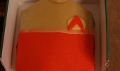 Star Trek torta (uniforma)