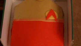 Star Trek torta (uniforma)