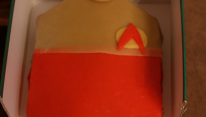 Star Trek torta (uniforma)