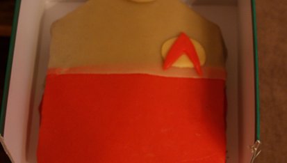 Star Trek torta (uniforma)