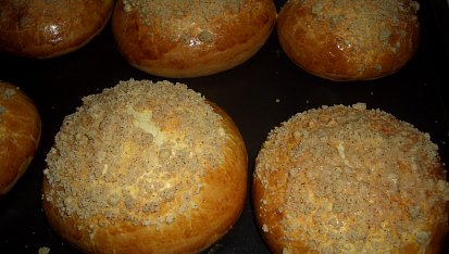 Staropražské koláče, upečeno