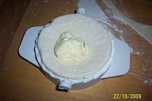 plníme tvarohem