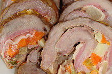 Naporcovaná roláda