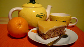 Vločkový koláč v pomerančovém kabátku