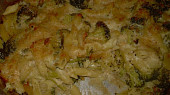 Zapečené penne s brokolicí a sýrovým bešamelem (zapečené)