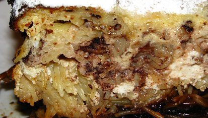 Zapékané sladké nudle