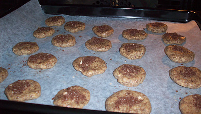 Americké cookies, pečeme