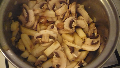 Celerové hranolky na smetaně