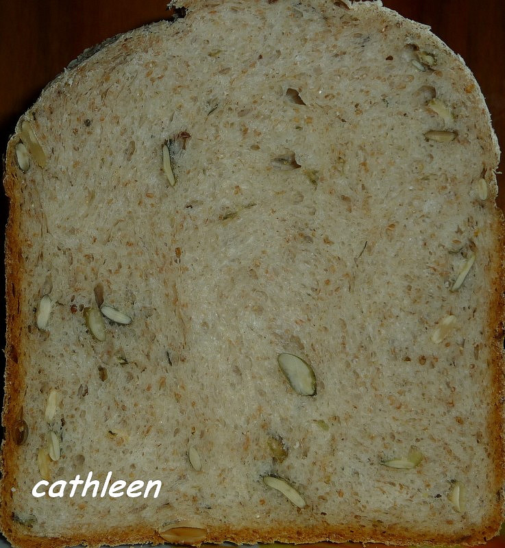 Celozrnný kefírový chleba s dýní