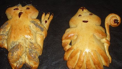 Čert, Upečený čert a mikuláš