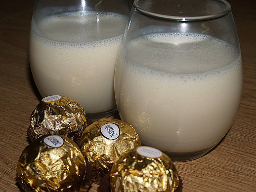 Domácí likér Baileys, použit smetanovo-vanilkový puding