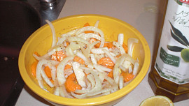 Fenyklovy salat s mrkvi
