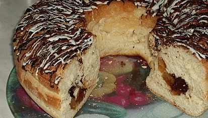 Hrušková bábovka s čokoládou