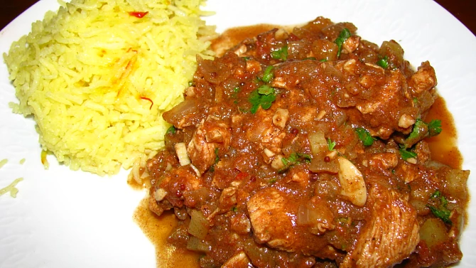 Indicke kura na sposob vindaloo / wok