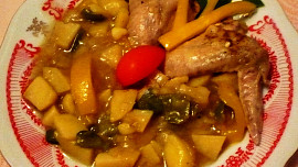 Křidélka na zelenině