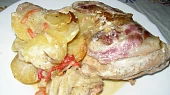 Kuře na zelenině