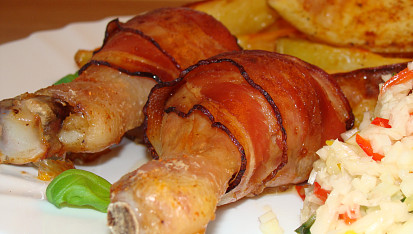 Kuře v županu