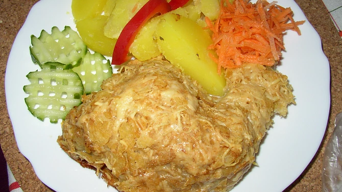 Kuře ve slavnostním obleku