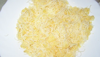 Kuře ve slavnostním obleku, sýrový obal