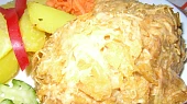 Kuře ve slavnostním obleku, detail