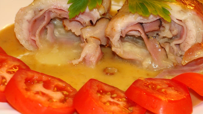 Kuřecí kapsa s pravými olomouckými tvarůžky