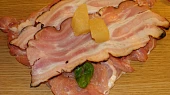 Kuřecí kapsa s pravými olomouckými tvarůžky, Připravené plátky