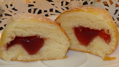 Kynuté muffiny, Na řezu