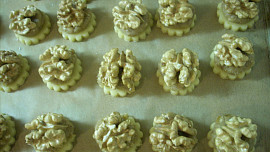 Linecké koláčky ořechové