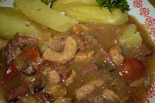 lovecké nudličky-detail