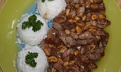 Maso na čínský způsob (s rýží)