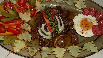 Menu na Nový rok