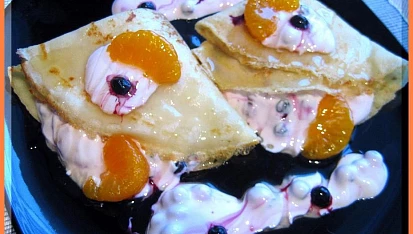 Palačinky s ovocem ala "Ainsley Harriott"