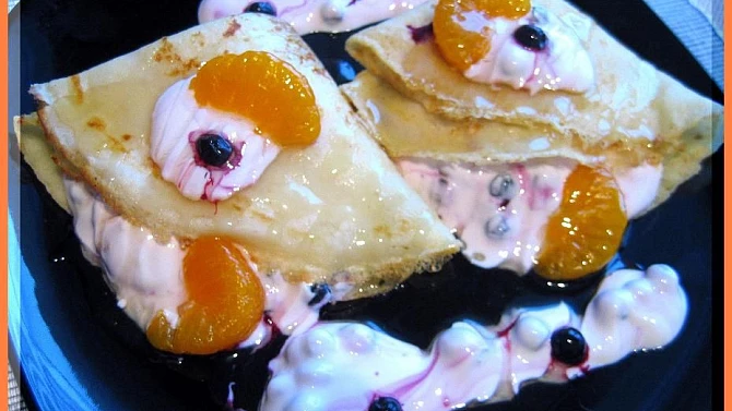 Palačinky s ovocem ala "Ainsley Harriott"