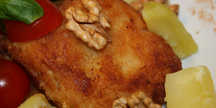 Pangas v ořechovo-česnekovém kabátku (Pangas v ořechovo-česnekovém kabátku)