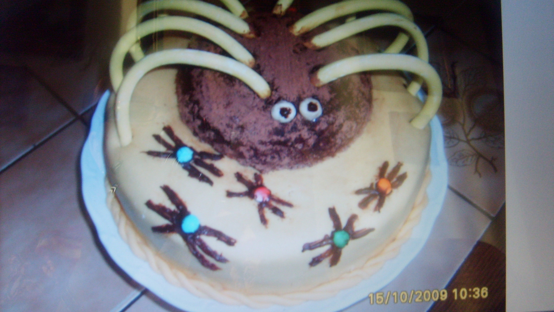Pavoučí dort